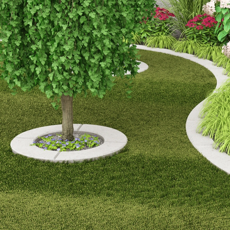 obrzeże okrągłe betonowe